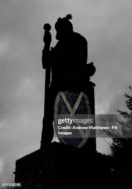 General view of the William Wallace Monument near to Dryburgh in the Scottish Borders