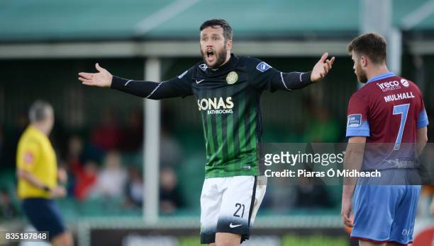 Bray , Ireland - 18 August 2017; Tim Clancy of Bray Wanderers during the SSE Airtricity League Premier Division match between Bray Wanderers and...