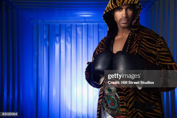 african boxer with championship belt  - championship belt stock pictures, royalty-free photos & images