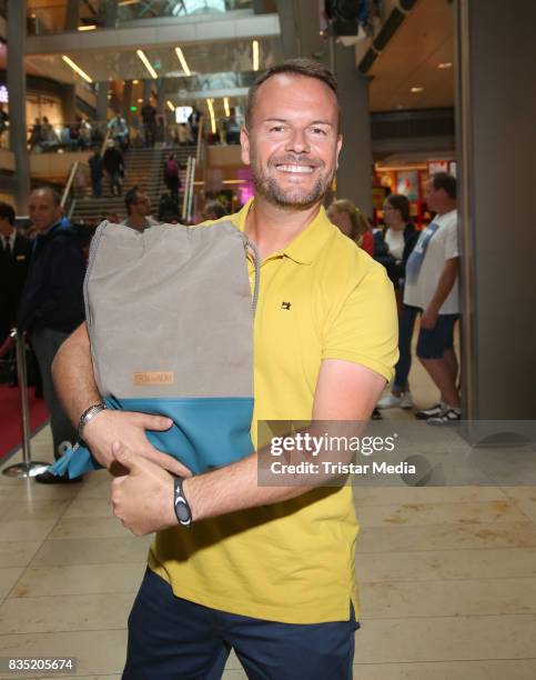 Lee Baxter during his autograph session at Europacenter on August 18, 2017 in Hamburg, Germany.