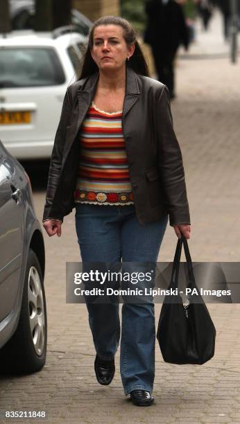 Kathy Martin, the girlfriend of taxi driver John Worboys at the time of his arrest, outside Croydon Crown Court, where Worboys was found guilty on...