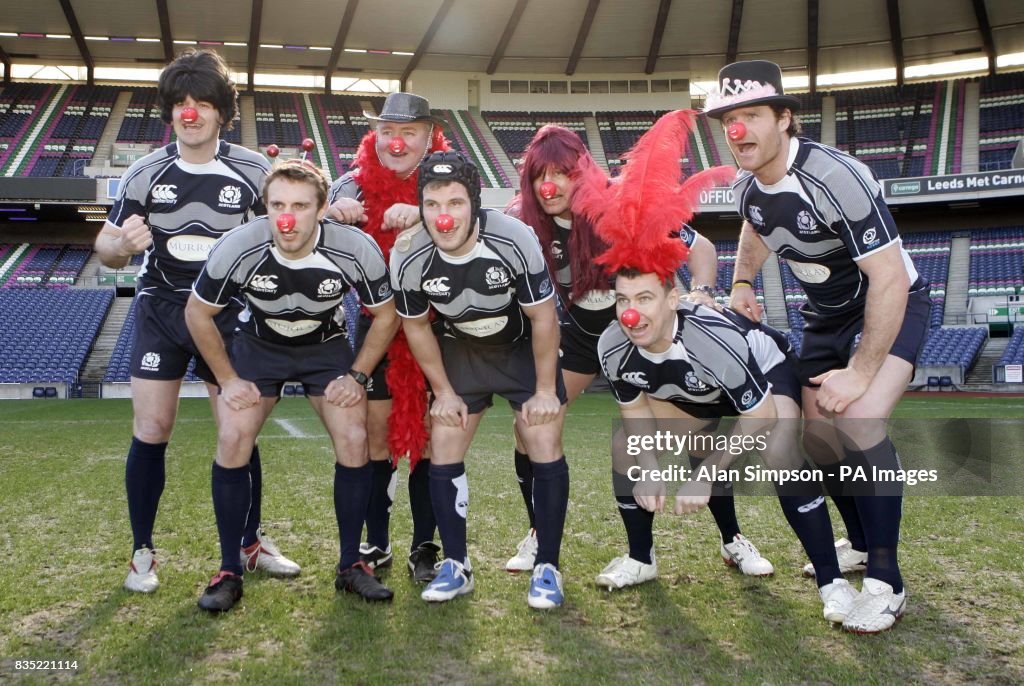 Rugby Union - Scotland - Red Nose Day - Murrayfield