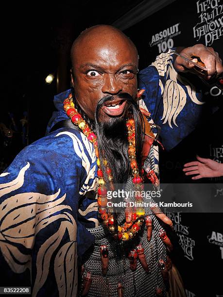 Seal attends the Absolut 100 and Heidi Klum's Halloween Party at 1 Oak on October 31, 2008 in New York City.