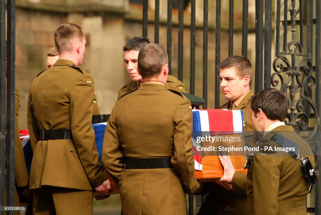 Funeral of Rifleman Jamie Gunn