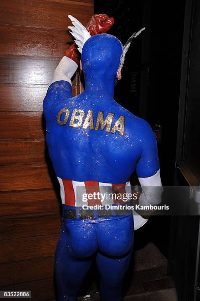 David Kirsch attends the Absolut 100 and Heidi Klum's Halloween Party at 1 Oak on October 31, 2008 in New York City.