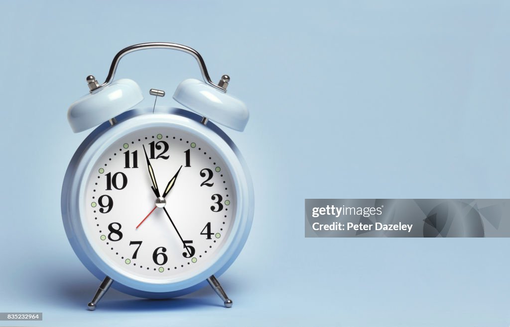 BLUE ALARM CLOCK