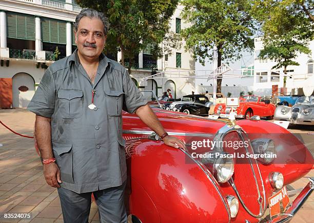 Maharaj Dunleep Singhji of Jodhpur attends the 'Travel With Style' Concours at Royal Western India Turf Club on November 1, 2008 in Mumbai , India.