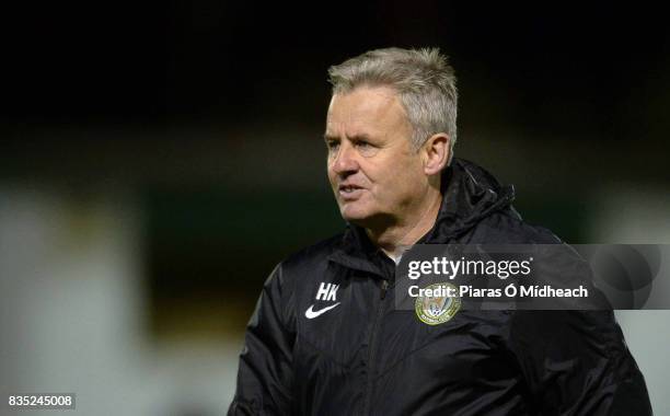 Bray , Ireland - 18 August 2017; Bray Wanderers manager Harry Kenny after the SSE Airtricity League Premier Division match between Bray Wanderers and...