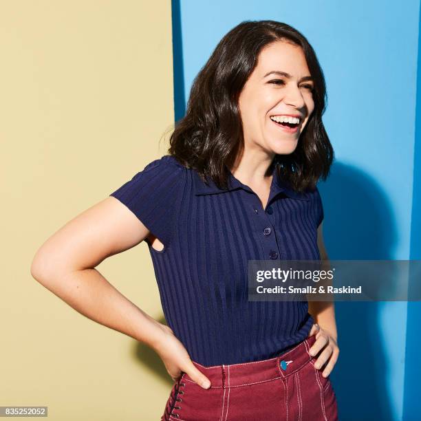 Abbi Jacobson of Comedy Central/Viacom's 'Broad City' posse for a portrait during the 2017 Summer Television Critics Association Press Tour at The...