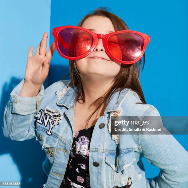 Maddie Dixon-Poirier poses for portrait session at the 2017 Summer TCA session for Audience Network's 'Hit the Road' on July 25, 2017 in Beverly...