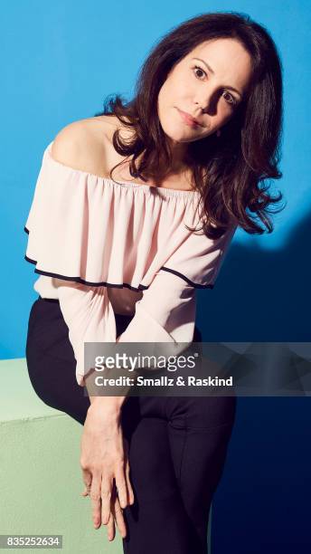 Mary-Louise Parker of Audience Network's 'Mr.Mercedes' poses for a portrait during the 2017 Summer Television Critics Association Press Tour at The...