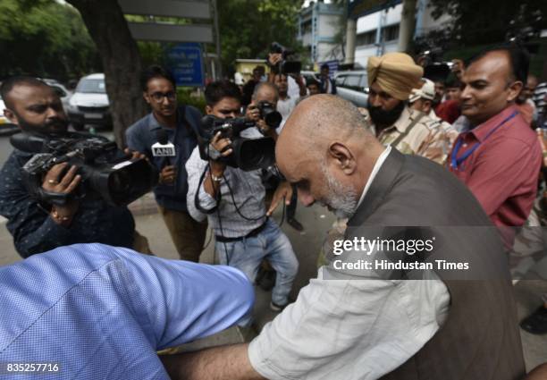 The National Investigation Agency arrest Kashmiri businessman Zahoor Watali for alleged involvement in a terror funding case and produce at Patiala...