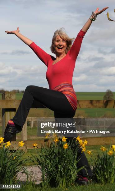 Dee Dee Wilde at her home near Trowbridge. The dance routines of Pan's People set pulses racing 40 years ago - and now the founding member is...