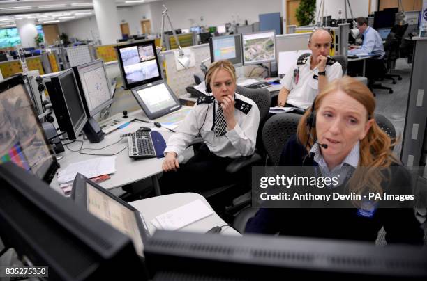 Pol Ops Control Metropolitan Police Control Room Stock-Fotos und Bilder - Getty Images