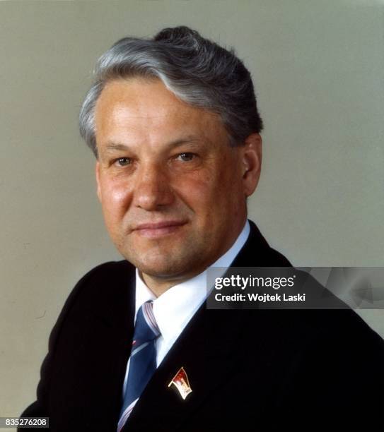 Boris Yeltsin, member of the politburo of the Central Committee of the Communist Party of the Soviet Union. Moscow, USSR, 1987. &#10;&#10;&#10;