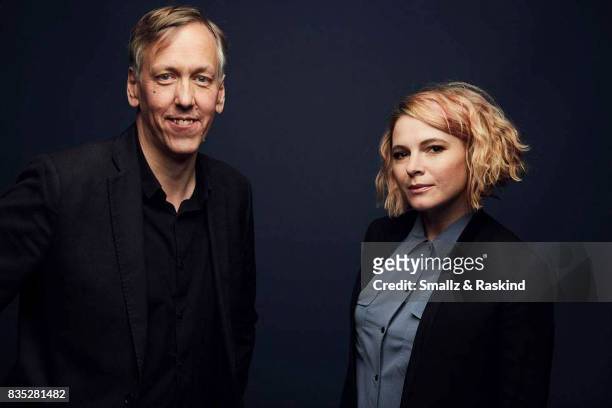 Co-creators/executive producers Amy Seimetz and Lodge Kerrigan of Starz's 'The Girlfriend Experience' pose for a portrait during the 2017 Summer...