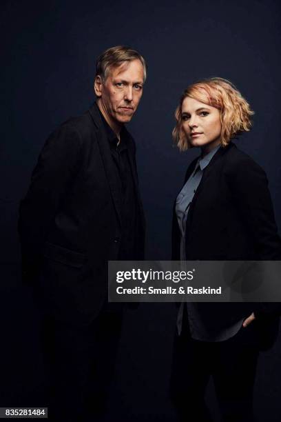 Co-creators/executive producers Amy Seimetz and Lodge Kerrigan of Starz's 'The Girlfriend Experience' pose for a portrait during the 2017 Summer...