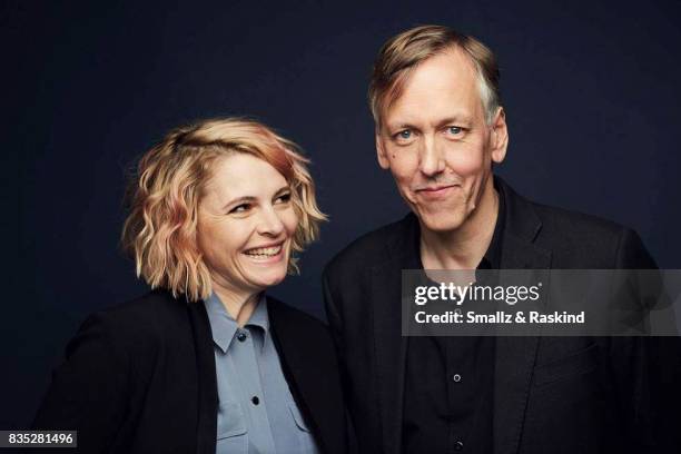 Co-creators/executive producers Amy Seimetz and Lodge Kerrigan of Starz's 'The Girlfriend Experience' pose for a portrait during the 2017 Summer...