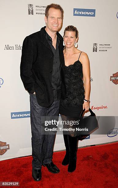 Actor Jack Coleman and his wife Beth Toussaint arrive at the Hollywood Entertainment Museum's Hollywood Legacy Awards XI honoring the cast of...