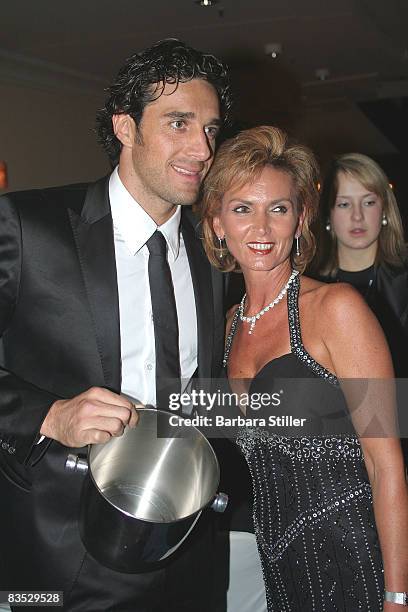 Luca Toni selling lottery tickets at the UNESCO Benefit Gala for Children 2008 at Hotel Maritim on November 1, 2008 in Cologne, Germany.