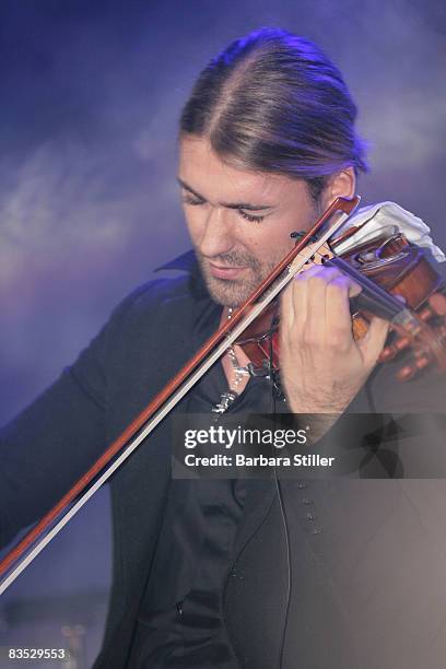 David Garrett performs at the UNESCO Benefit Gala for Children 2008 at Hotel Maritim on November 1, 2008 in Cologne, Germany.