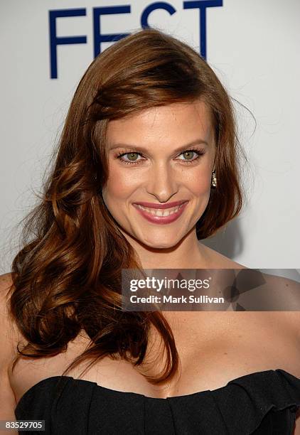 Actress Vinessa Shaw attends the 2008 AFI Film Festival Centerpiece Gala screening of "Che" on November 1, 2008 in Hollywood, California.