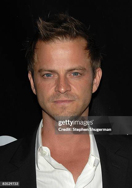 Actor Carmine Giovinazzo attends the "CSI: NY" celebration of its 100th episode at The Edison on November 1, 2008 in Los Angeles, California.