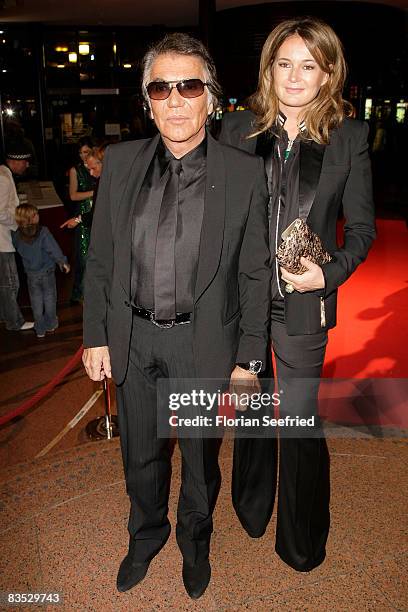 Designer Roberto Cavalli and wife Eva attend the Unesco Benefit Gala For Children 2008 at Hotel Maritim on November 01, 2008 in Cologne, Germany.