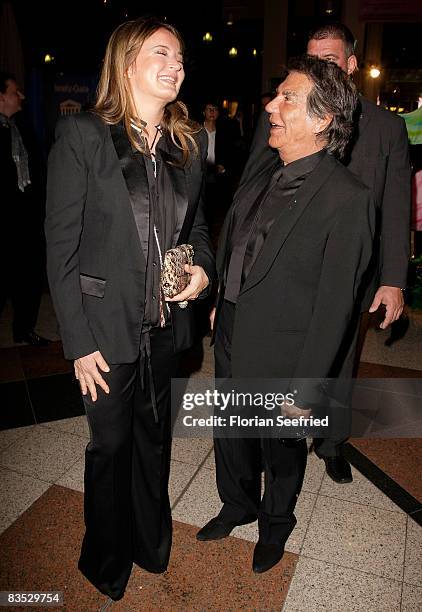 Designer Roberto Cavalli and wife Eva attend the Unesco Benefit Gala For Children 2008 at Hotel Maritim on November 01, 2008 in Cologne, Germany.