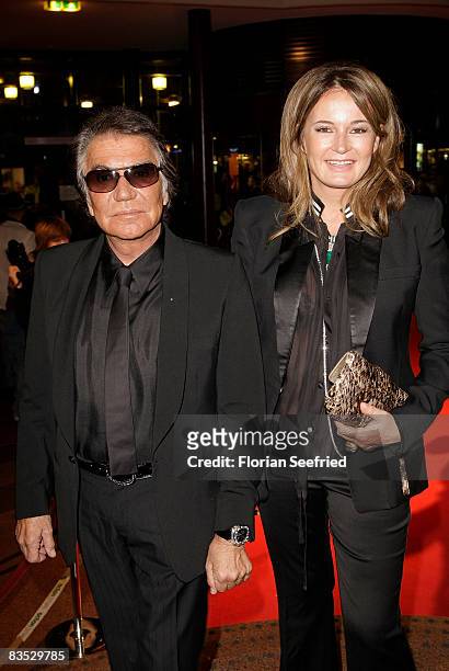 Designer Roberto Cavalli and wife Eva attend the Unesco Benefit Gala For Children 2008 at Hotel Maritim on November 01, 2008 in Cologne, Germany.