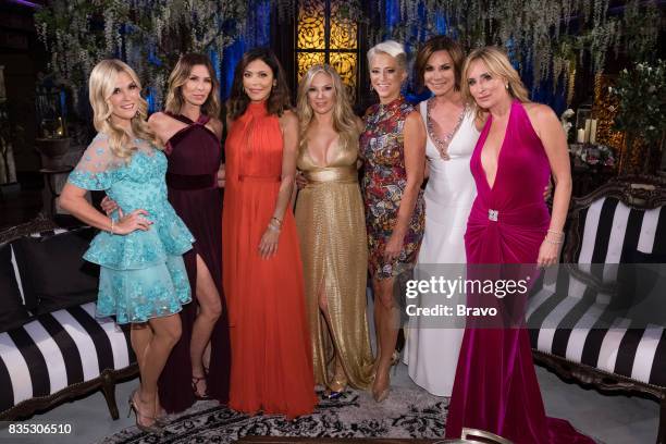 Reunion" -- Pictured: Tinsley Mortimer, Carole Radziwill, Bethenny Frankel, Ramona Singer, Dorinda Medley, Luann D'Agostino, Sonja Morgan --