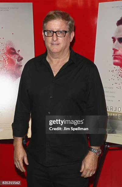 Producer Uri Singer attends the "Marjorie Prime" New York premiere at Quad Cinema on August 18, 2017 in New York City.