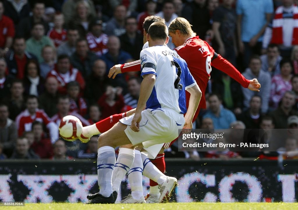 Soccer - Barclays Premier League - Liverpool v Blackburn Rovers - Anfield