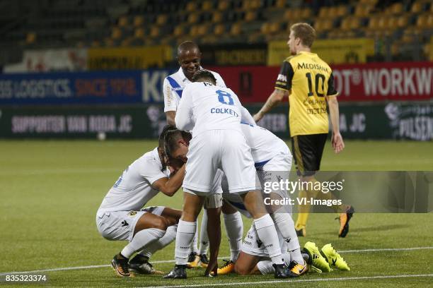 , Navarone Foor of Vitesse, Thulani Serero of Vitesse, Guram Kashia of Vitesse, Charlie Colkett of Vitesse, Bryan Linssen of Vitesse, Simon Gustafson...