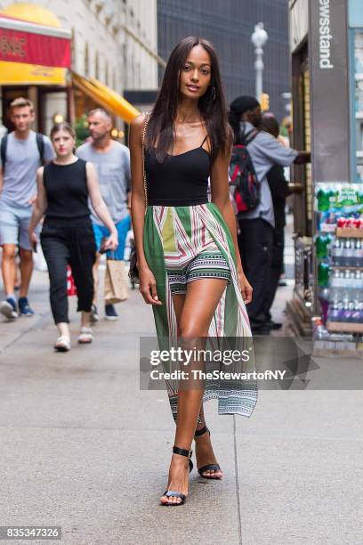 Model Melie Tiacoh attends casting for the 2017 Victoria's Secret Fashion Show in Midtown on August 18, 2017 in New York City.