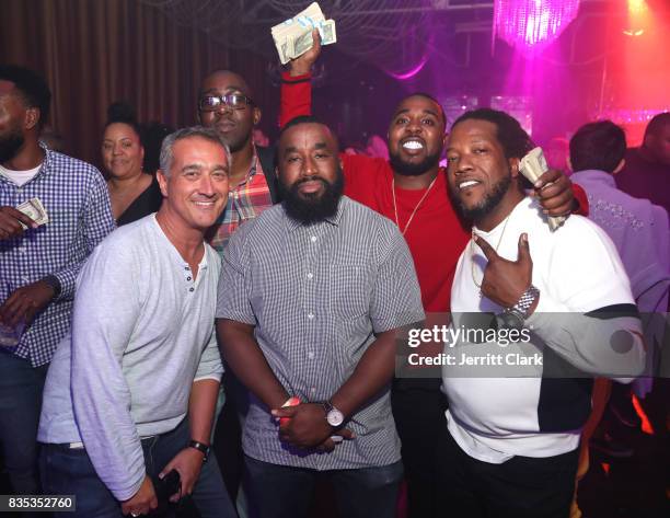 Guests attend Lil Pump's 17th Birthday Party at Ace Of Diamonds on August 17, 2017 in West Hollywood, California.