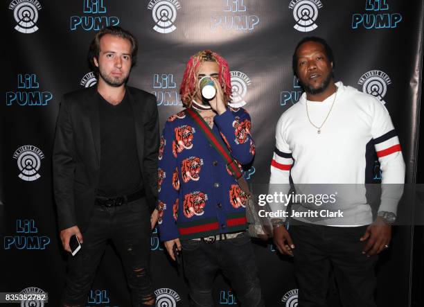 Lil Pump celebrates his 17th Birthday with friends at Ace Of Diamonds on August 17, 2017 in West Hollywood, California.