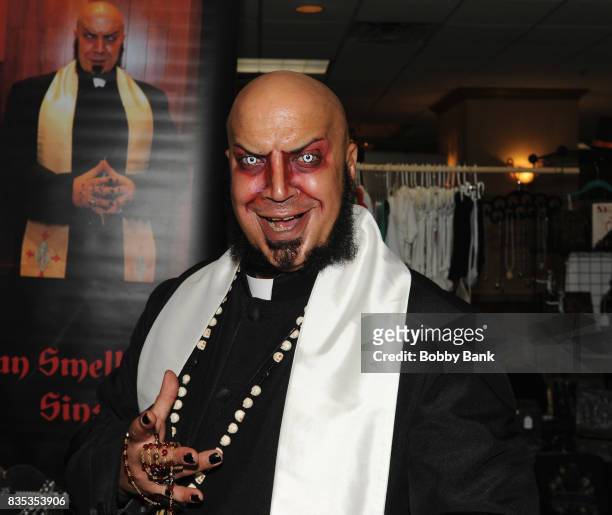 Father Evil attends the Monster Mania Con 2017 at NJ Crowne Plaza Hotel on August 18, 2017 in Cherry Hill, New Jersey.