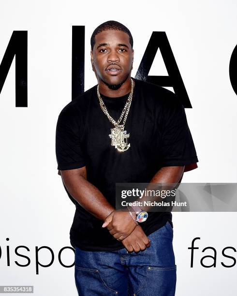 Ferg attends Pop-Up Shop launch for clothing brand UNIFORM on August 18, 2017 in New York City.