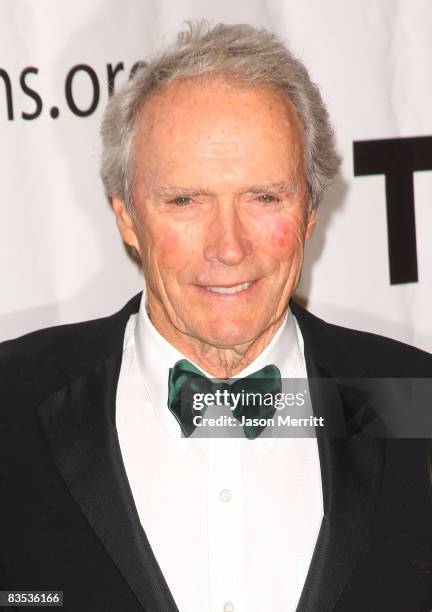 Director Clint Eastwood arrives at the Thalians 53rd Anniversary Ball on November 2, 2008 in Beverly Hills, California.