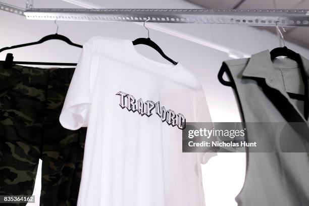 Clothing at the Pop-Up Shop launch for clothing brand UNIFORM on August 18, 2017 in New York City.