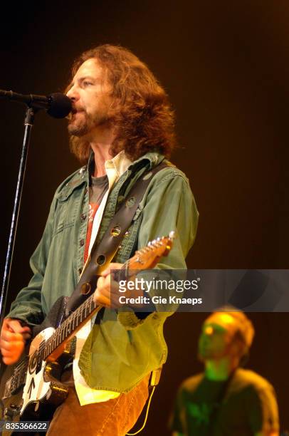 Pearl Jam, Eddie Vedder, Jeff Ament, Sportpaleis, Antwerp, Belgium, .