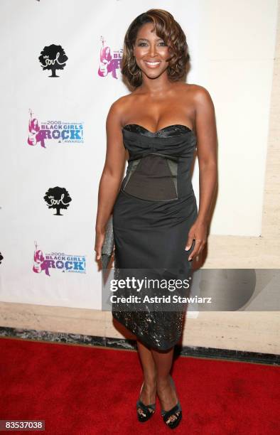 Model Kenya Moore attends the 3rd Annual Black Girls Rock! Awards at Jazz at Lincoln Center on November 2, 2008 in New York City.