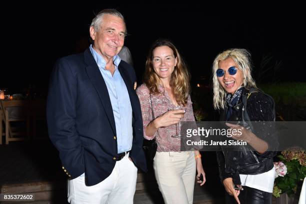 Christoph Mueller, Alla Saunders and Twilo attend ARTrageous Gala + Art Auction benefitting Hour Children at a Private Residence on August 18, 2017...