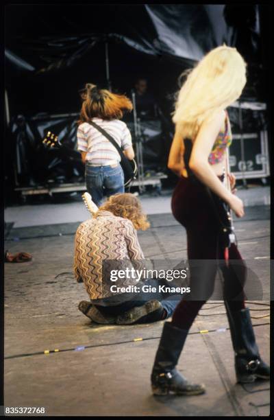 Smashing Pumpkins, Billy Corgan, James Iha, D'arcy Wretzky, Rock Torhout Festival, Torhout, Belgium, .