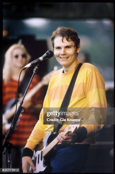 Smashing Pumpkins, Billy Corgan, D'arcy Wretzky, Pukkelpop Festival, Hasselt, Belgium, .