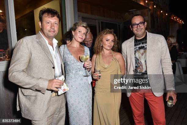 Roman Veksler, Natalia Veksler, Gabriella Volshteyn and Dr. Dmitriy Bronfman attend ARTrageous Gala + Art Auction benefitting Hour Children at a...