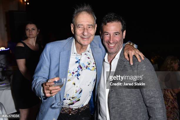 Marty Feinberg and Michael Planit attend ARTrageous Gala + Art Auction benefitting Hour Children at a Private Residence on August 18, 2017 in...