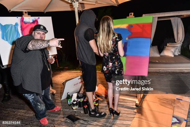 Atmosphere at ARTrageous Gala + Art Auction benefitting Hour Children at a Private Residence on August 18, 2017 in Southampton, New York.