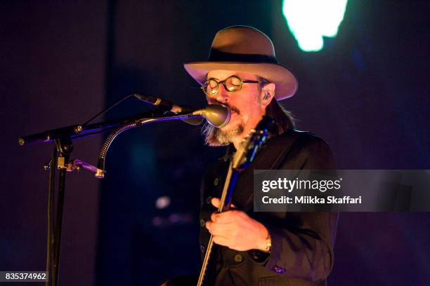 Bassist and vocalist Les Claypool of Primus performs at The Greek Theater on August 18, 2017 in Berkeley, California.